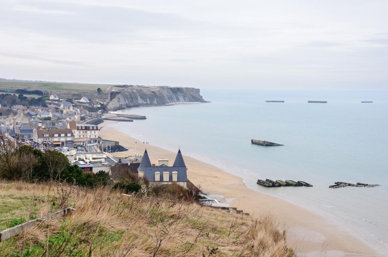Appartement de standing - avec terrasse et vue mer Arromanches-les-Bains Extérieur photo