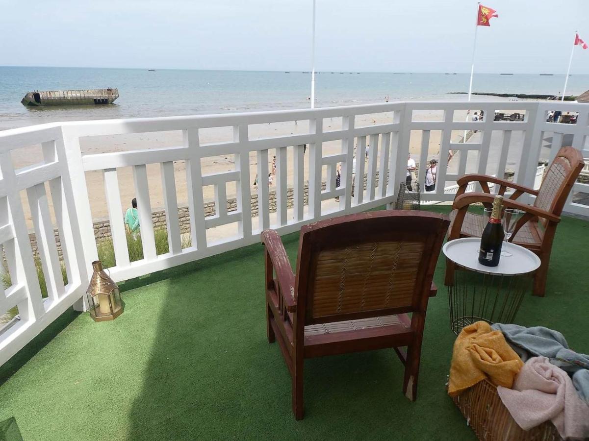 Appartement de standing - avec terrasse et vue mer Arromanches-les-Bains Extérieur photo